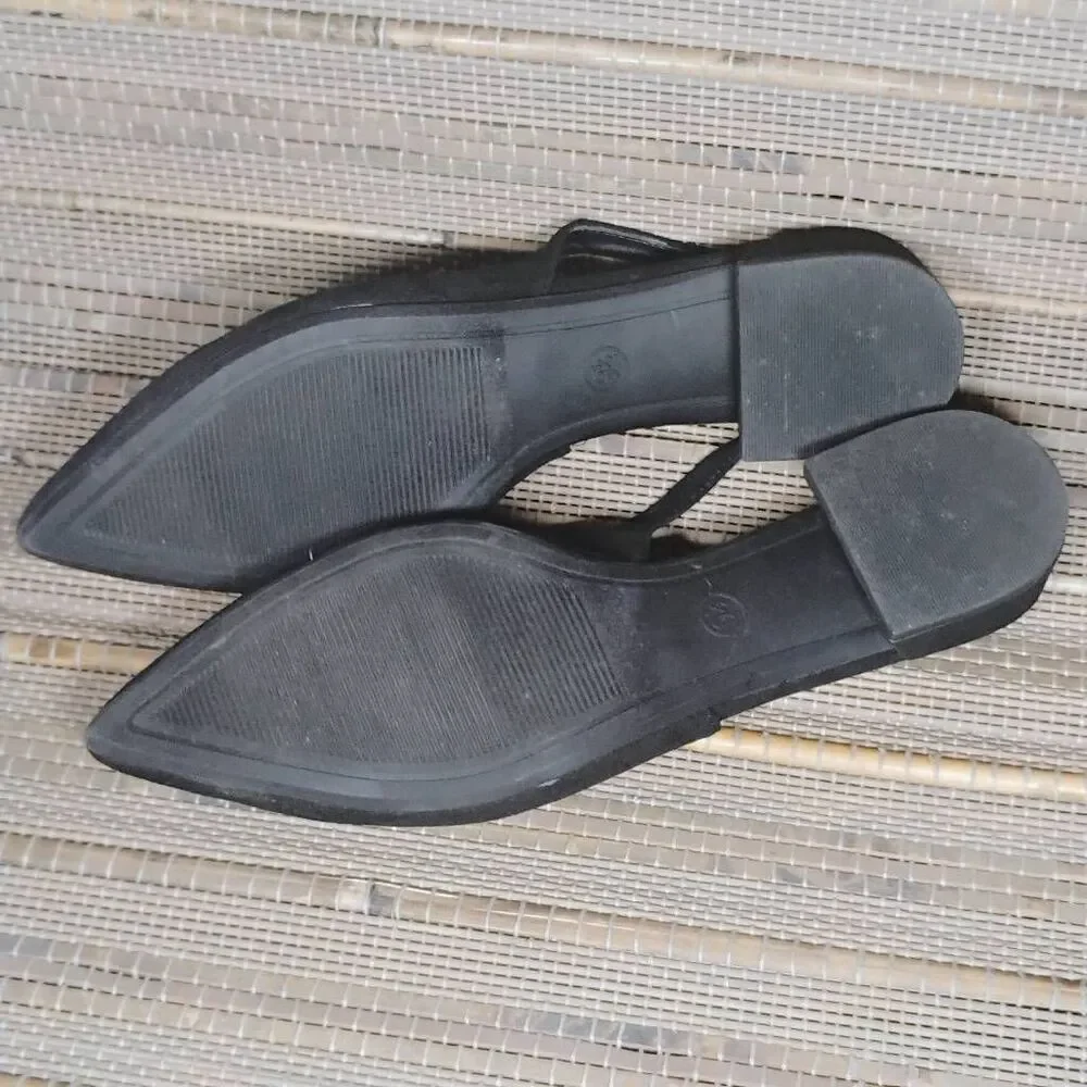 A New Day Women’s Black Slingback Sandals 9.5 - Picture 2 of 9